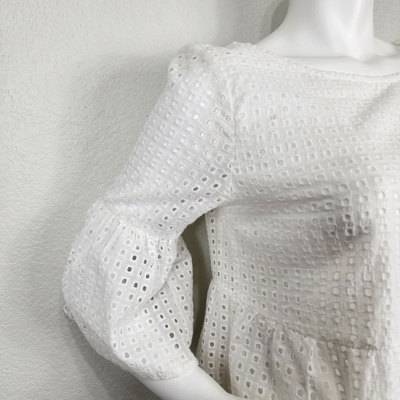 NWOT Jodifl White Eyelet Dress Size Small - Picture 3 of 11